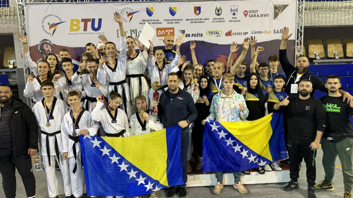 BiH is Champion of the Balkans in Taekwondo, the Second Time in a row ...