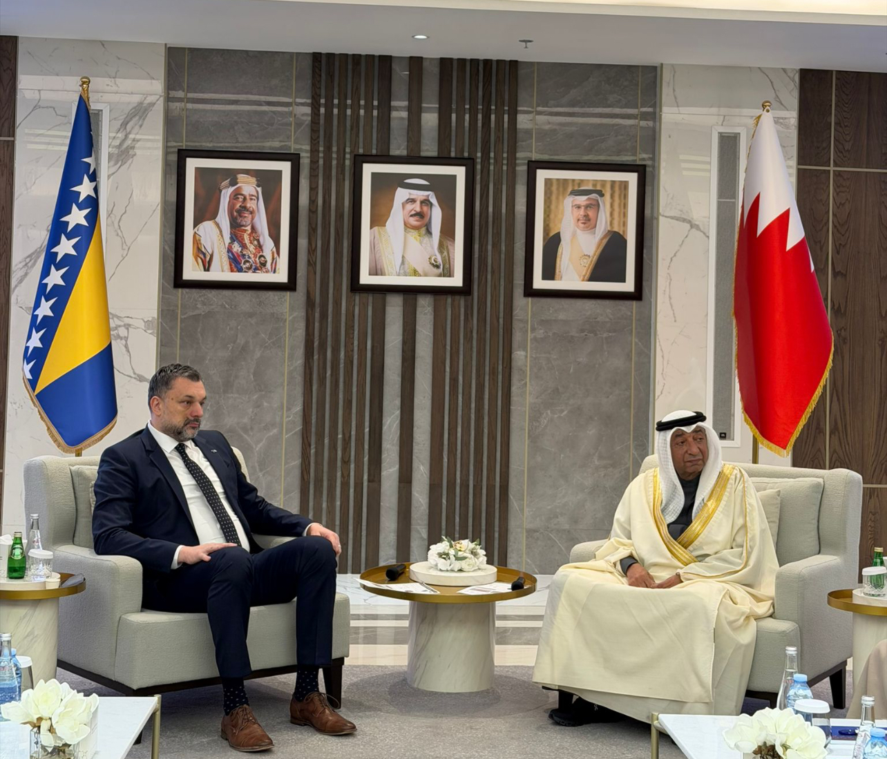 BiH Foreign Minister meets the President of the Bahrain Chamber of Commerce