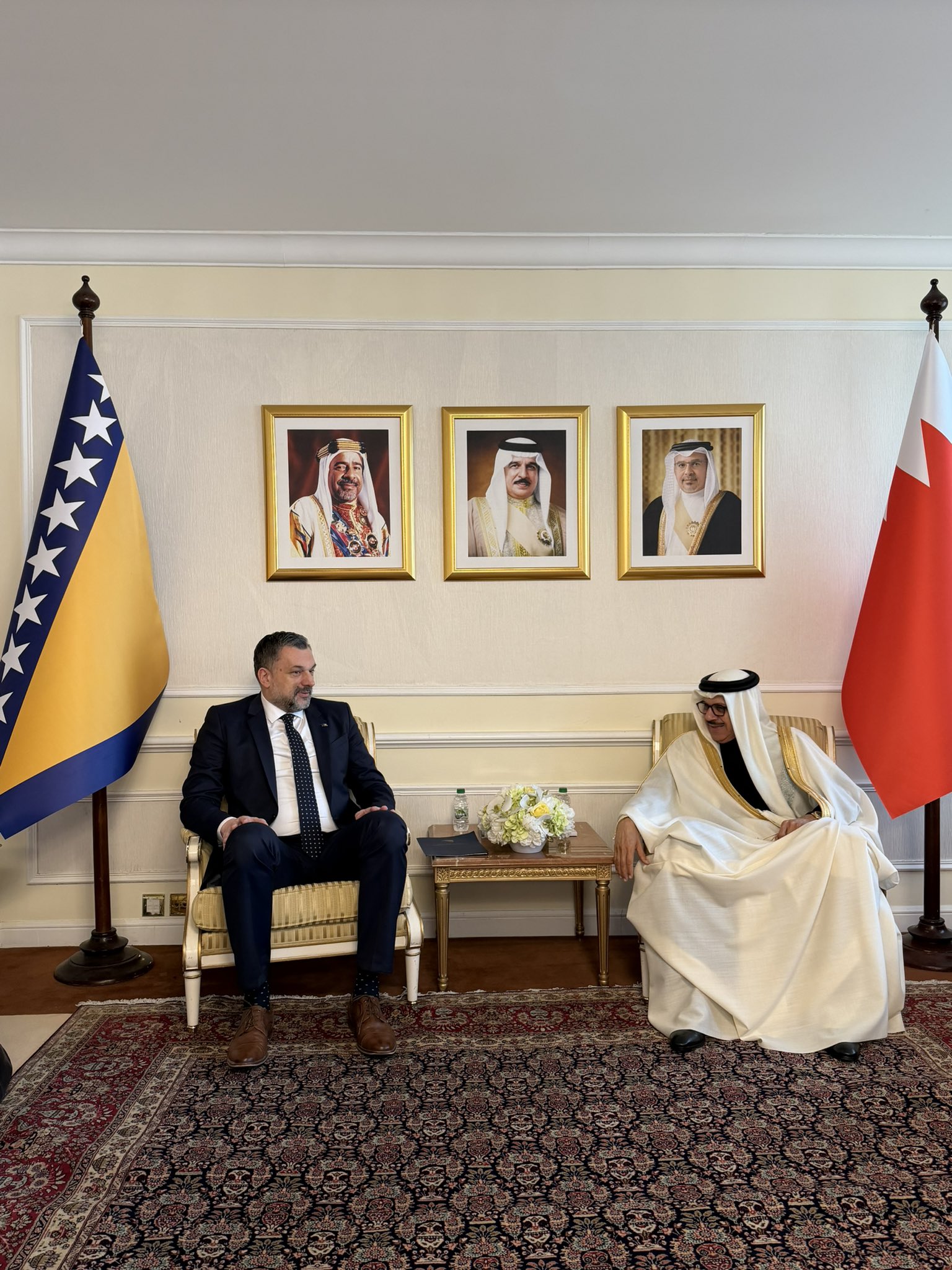 Minister Konakovic Meets With The Minister Of Foreign Affairs Of The Kingdom Of Bahrain