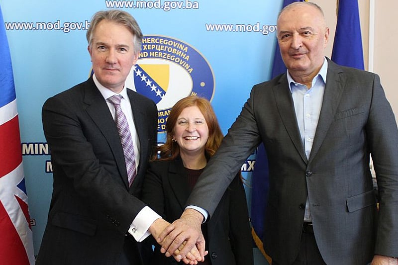 BiH Minister of Defense meets New UK Adviser for Defence Reform in BiH