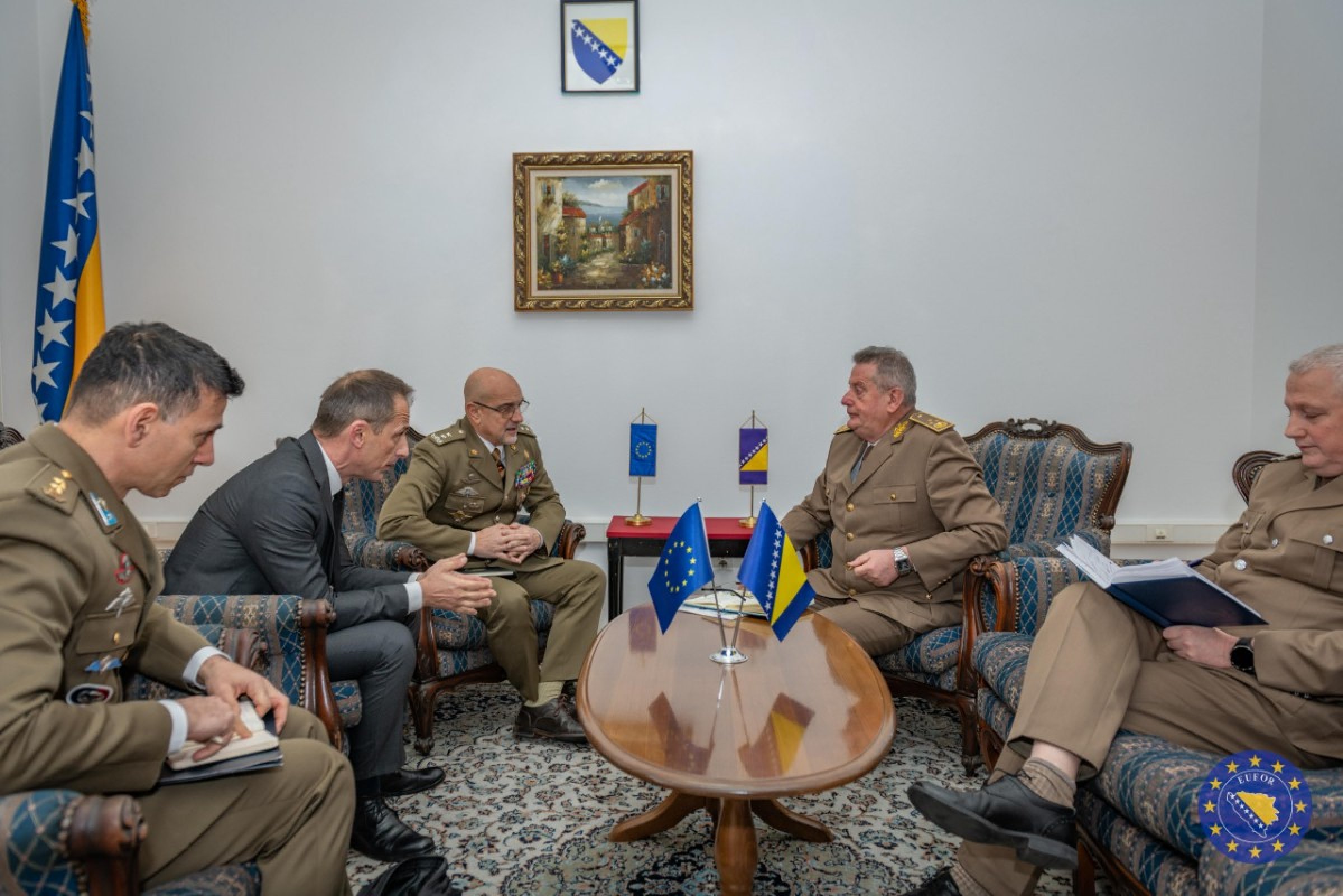 COM EUFOR meets BiH Armed Forces Chief of Joint Staff