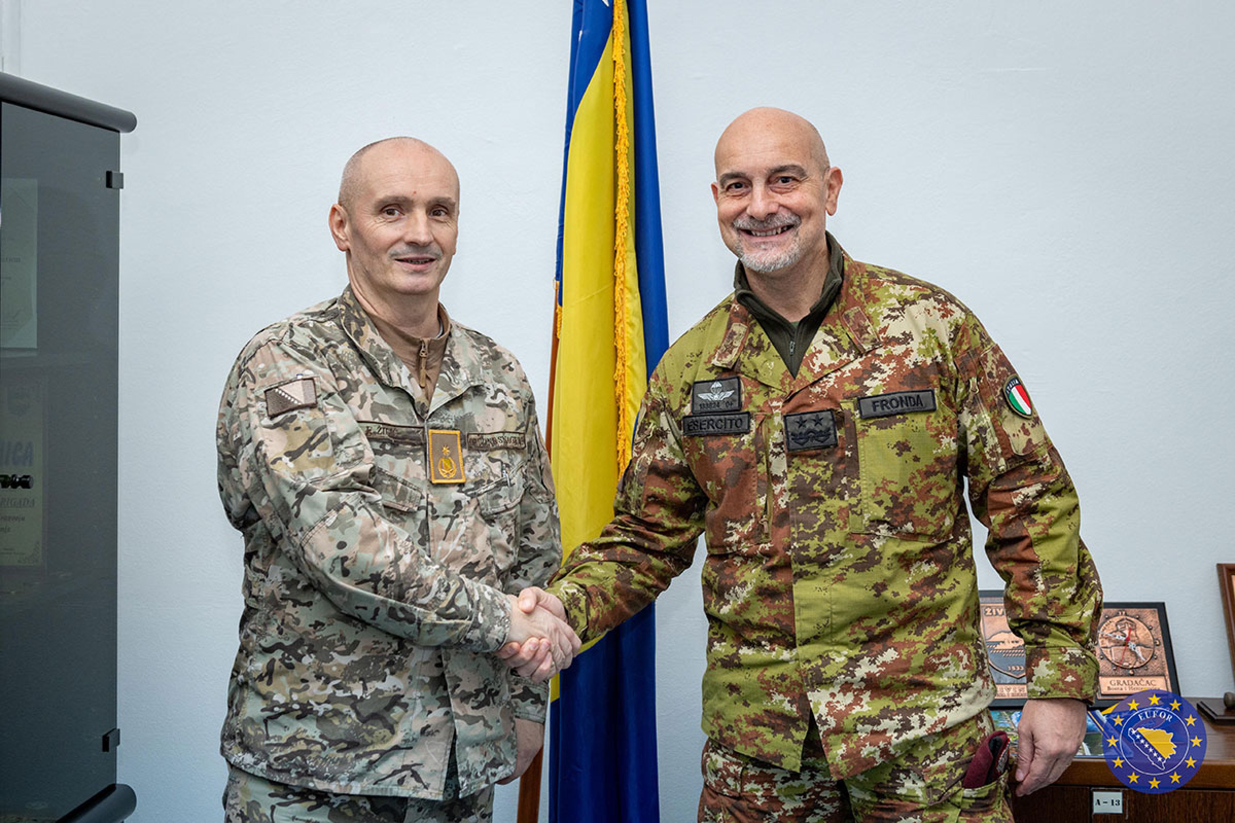 EUFOR Commander Major General Maurizio Fronda visits Tuzla