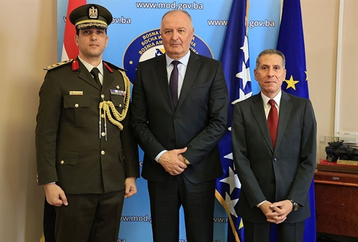 BiH Defense Minister and Egyptian Ambassador Discuss Finalization of Defense Cooperation Agreement