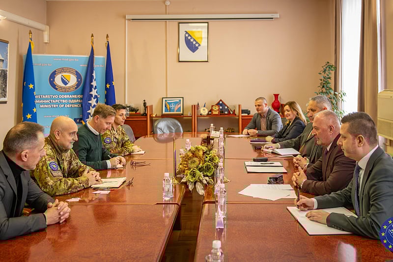 EUFOR Commander and Helez agree to strengthen Training and Interoperability of the Armed Forces of BiH