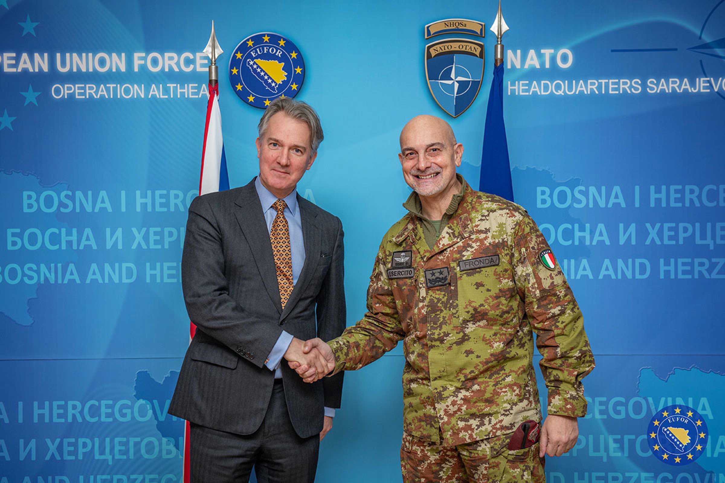 COM EUFOR meets British Ambassador to BiH