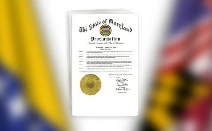 Maryland Stands Firmly with BiH: Bosnian-American Friendship and Strong, Enduring Ties