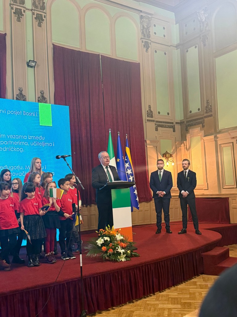 Sarajevo Marks Ireland’s National Day with Message of Cooperation and EU Perspective