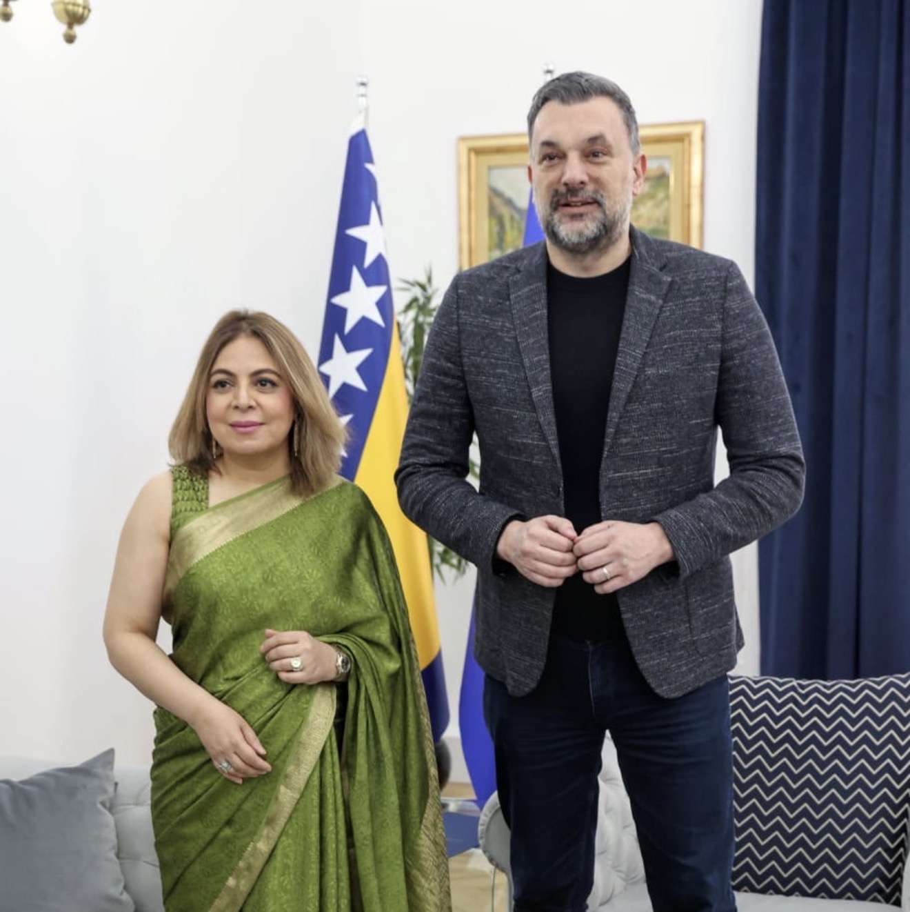 BiH FM meets Assistant Minister for Northern Europe at India’s Ministry of External Affairs