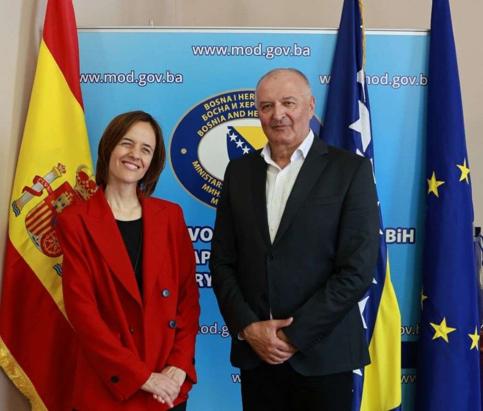 BiH Minister of Defense meets the Ambassador of the Kingdom of Spain to BiH